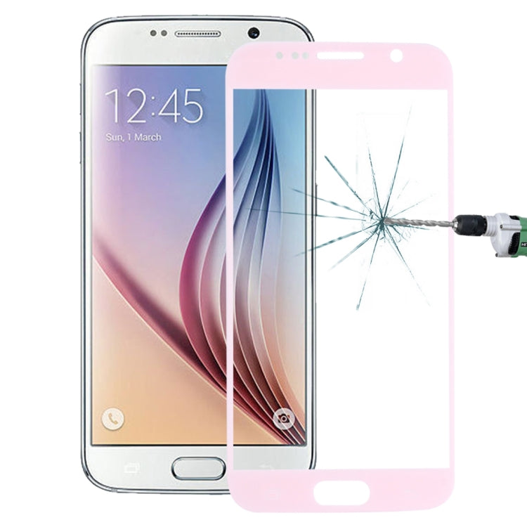 For Galaxy S6 / G920 0.26mm 9H Surface Hardness Explosion-proof Silk-screen Tempered Glass Full Screen Film