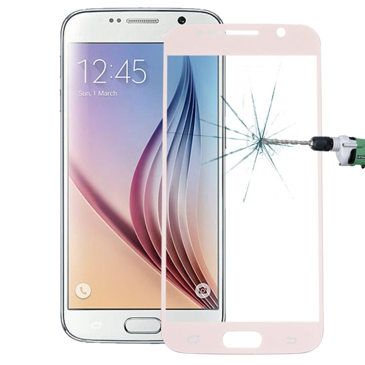 For Galaxy S6 / G920 0.26mm 9H Surface Hardness Explosion-proof Silk-screen Tempered Glass Full Screen Film