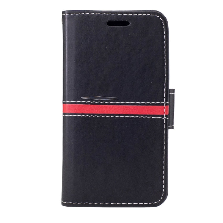 For Galaxy J5 / J500 Crazy Horse Texture Horizontal Flip Leather Case with Holder & Card Slots & Wallet & Photo Frame & Lanyard