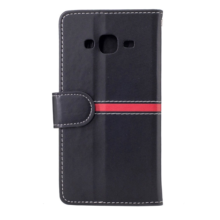 For Galaxy J5 / J500 Crazy Horse Texture Horizontal Flip Leather Case with Holder & Card Slots & Wallet & Photo Frame & Lanyard