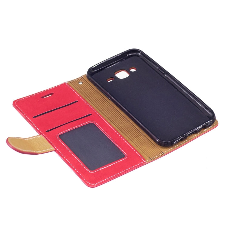 For Galaxy J5 / J500 Crazy Horse Texture Horizontal Flip Leather Case with Holder & Card Slots & Wallet & Photo Frame & Lanyard