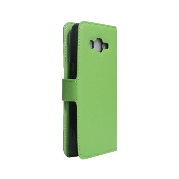 For Galaxy J1 mini prime 2016 / SM-J106 Litchi Texture Horizontal Flip Leather Case with Holder & Card Slots & Wallet