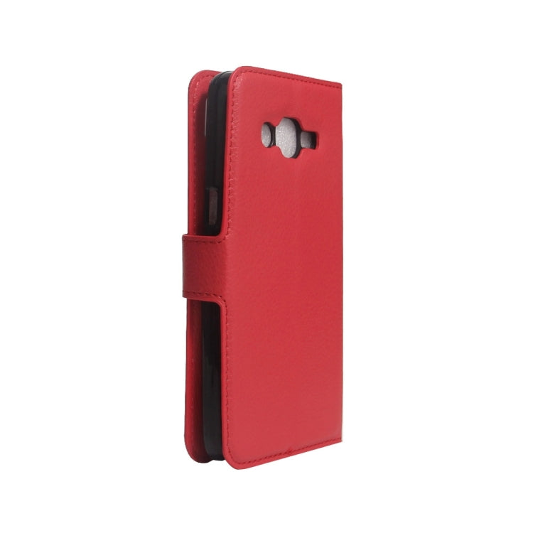 For Galaxy J1 mini prime 2016 / SM-J106 Litchi Texture Horizontal Flip Leather Case with Holder & Card Slots & Wallet