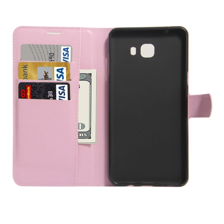 For Galaxy A7 (2017) Litchi Texture Horizontal Flip Leather Case with Holder & Card Slots & Wallet