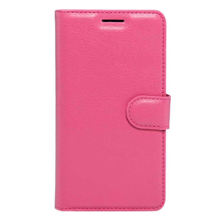 For Galaxy A7 (2017) Litchi Texture Horizontal Flip Leather Case with Holder & Card Slots & Wallet