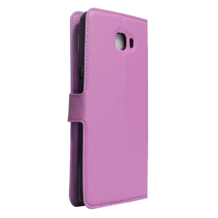 For Galaxy A7 (2017) Litchi Texture Horizontal Flip Leather Case with Holder & Card Slots & Wallet