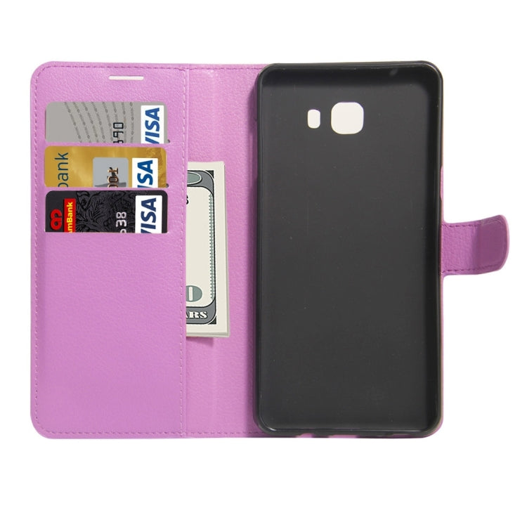 For Galaxy A7 (2017) Litchi Texture Horizontal Flip Leather Case with Holder & Card Slots & Wallet