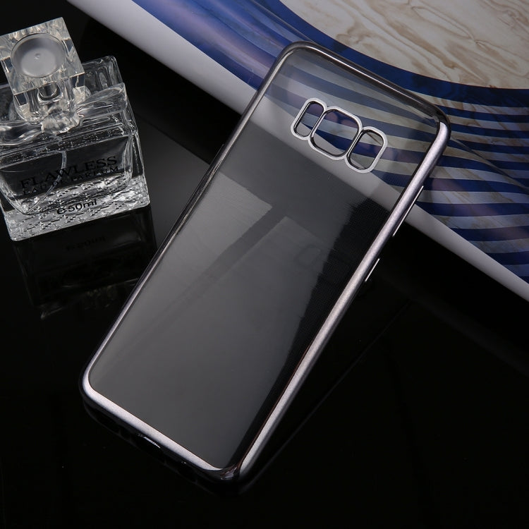 For Galaxy S8 + / G9550 Electroplating Frame Soft TPU Protective Case