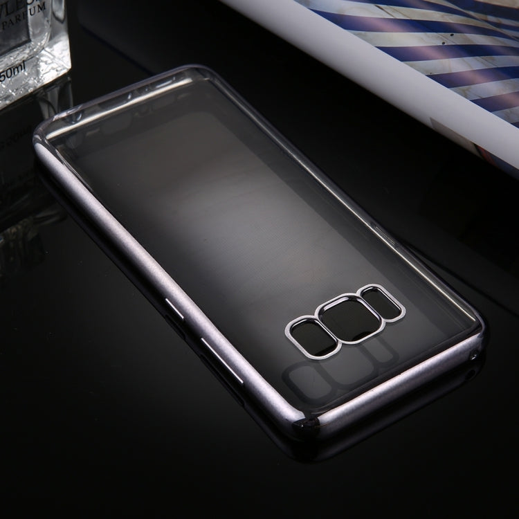 For Galaxy S8 + / G9550 Electroplating Frame Soft TPU Protective Case