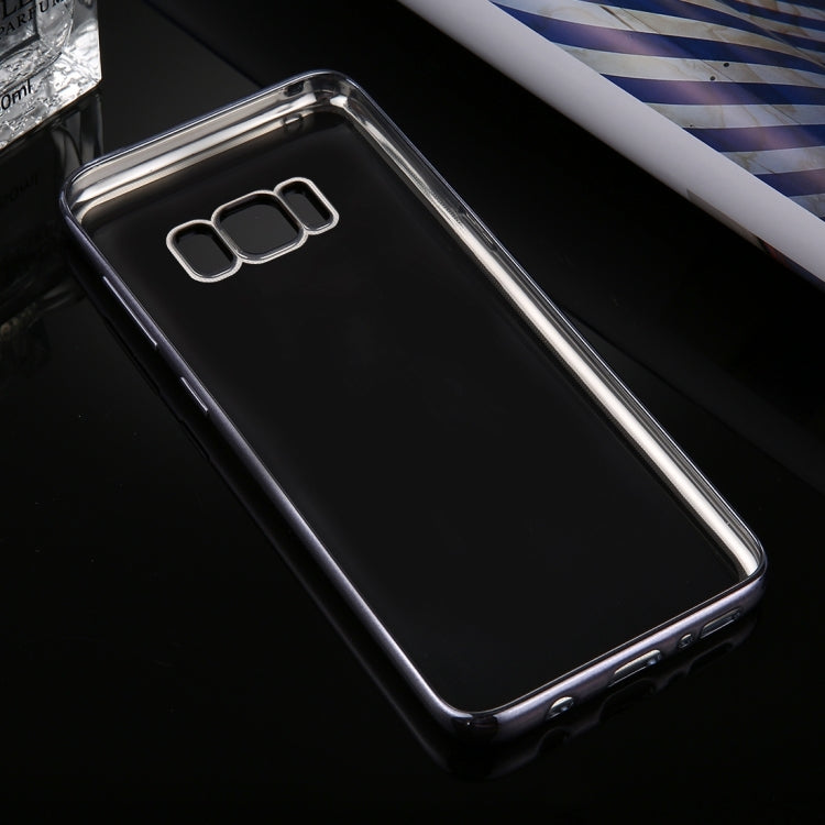 For Galaxy S8 + / G9550 Electroplating Frame Soft TPU Protective Case