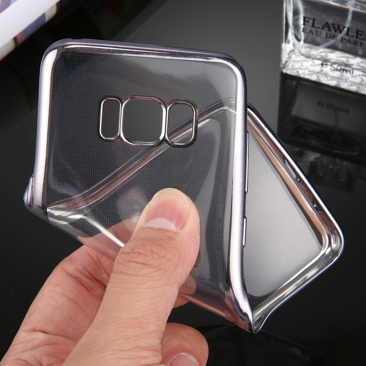For Galaxy S8 + / G9550 Electroplating Frame Soft TPU Protective Case