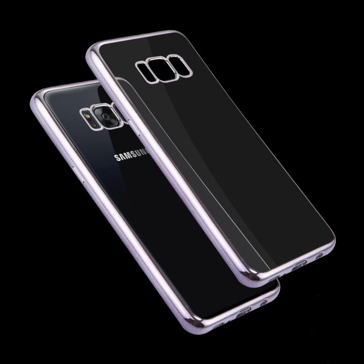 For Galaxy S8 + / G9550 Electroplating Frame Soft TPU Protective Case