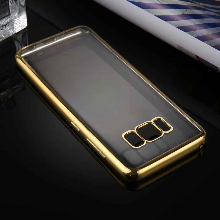 For Galaxy S8 + / G9550 Electroplating Frame Soft TPU Protective Case