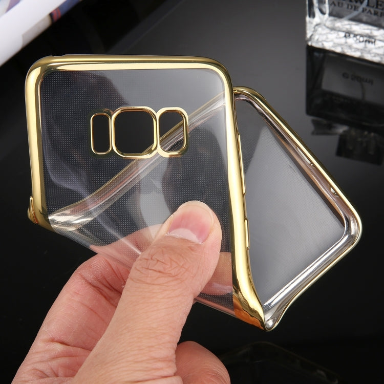 For Galaxy S8 + / G9550 Electroplating Frame Soft TPU Protective Case