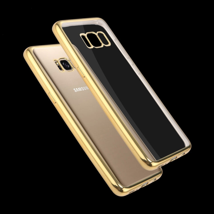 For Galaxy S8 + / G9550 Electroplating Frame Soft TPU Protective Case