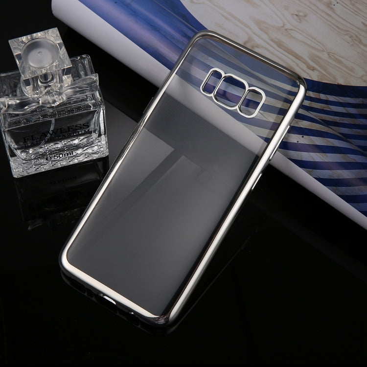 For Galaxy S8 + / G9550 Electroplating Frame Soft TPU Protective Case