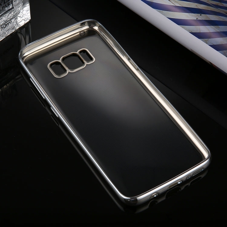 For Galaxy S8 + / G9550 Electroplating Frame Soft TPU Protective Case