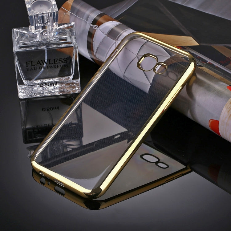 For Galaxy A5 (2017) / A520 Electroplating Frame Soft TPU Protective Case