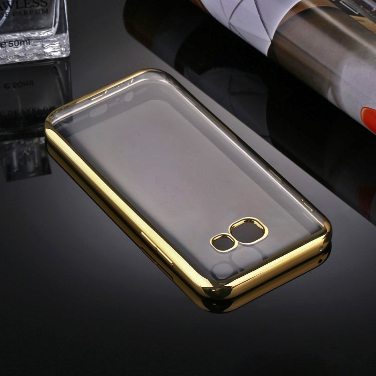 For Galaxy A5 (2017) / A520 Electroplating Frame Soft TPU Protective Case