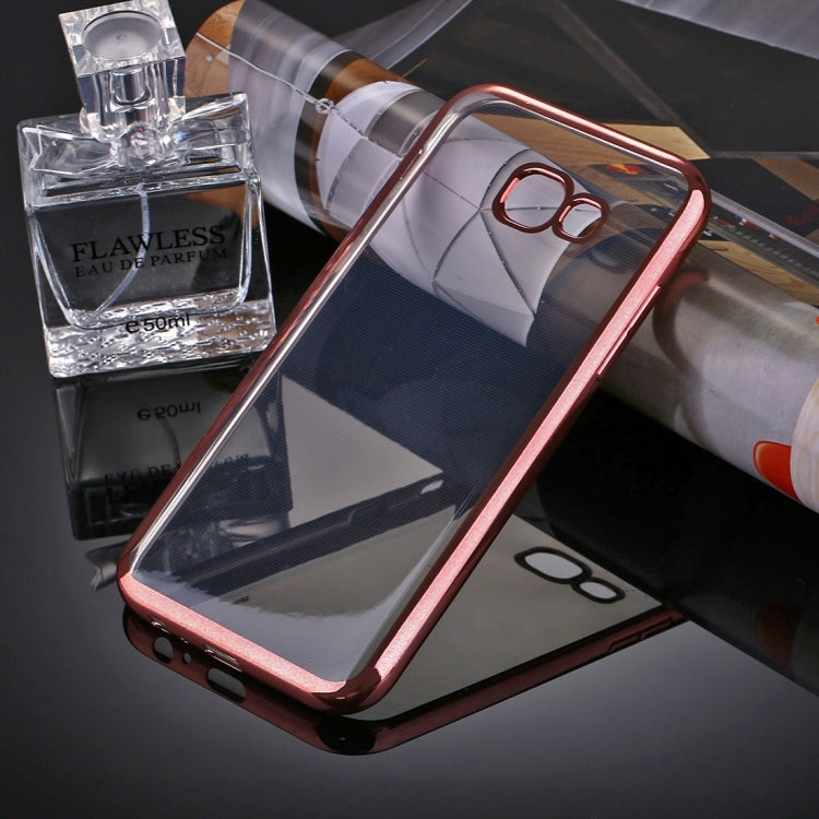 For Galaxy A5 (2017) / A520 Electroplating Frame Soft TPU Protective Case