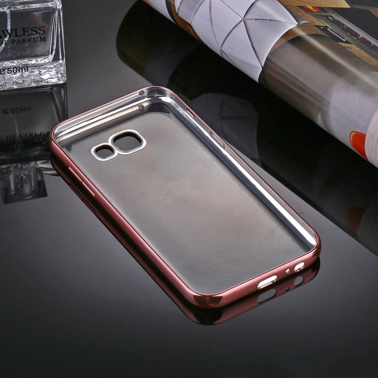 For Galaxy A5 (2017) / A520 Electroplating Frame Soft TPU Protective Case