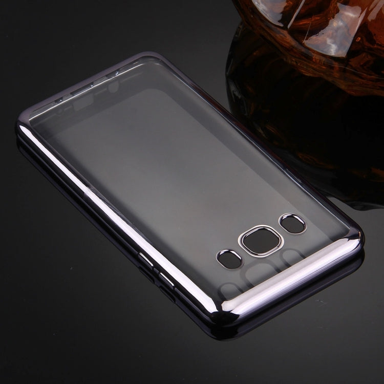 For Galaxy J5 (2016) / J510 Electroplating Transparent Soft TPU Protective Cover Case