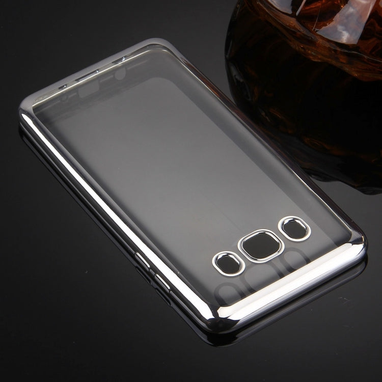 For Galaxy J5 (2016) / J510 Electroplating Transparent Soft TPU Protective Cover Case