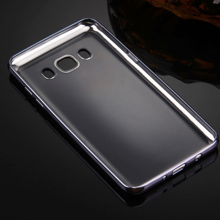For Galaxy J5 (2016) / J510 Electroplating Transparent Soft TPU Protective Cover Case