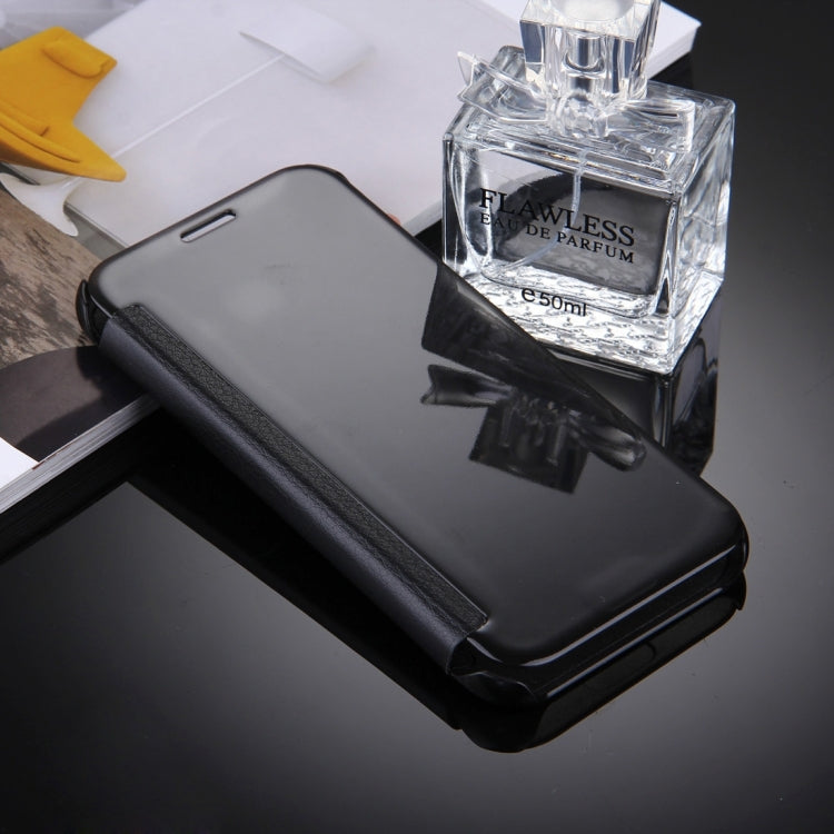 For Galaxy A7 (2017) / A720 High Transparency Horizontal Flip Leather Case with Sleep / Wake-up Function