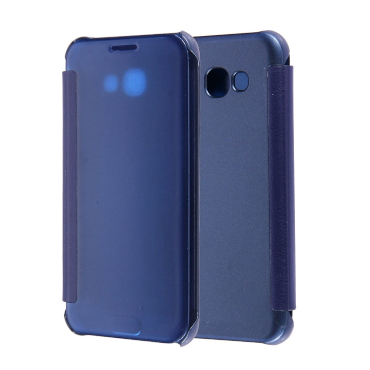 For Galaxy A7 (2017) / A720 High Transparency Horizontal Flip Leather Case with Sleep / Wake-up Function
