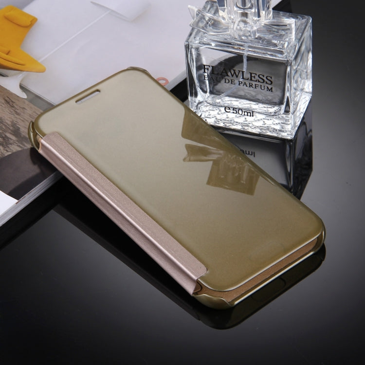 For Galaxy A7 (2017) / A720 High Transparency Horizontal Flip Leather Case with Sleep / Wake-up Function