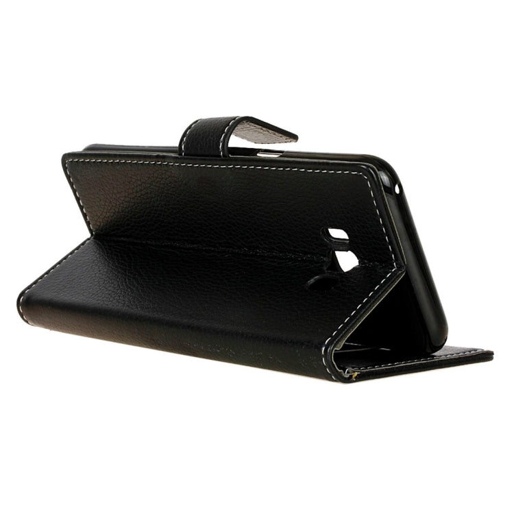 For Galaxy S8 Plus / G9550 Litchi Texture Horizontal Flip Leather Case with Holder & Card Slots & Wallet