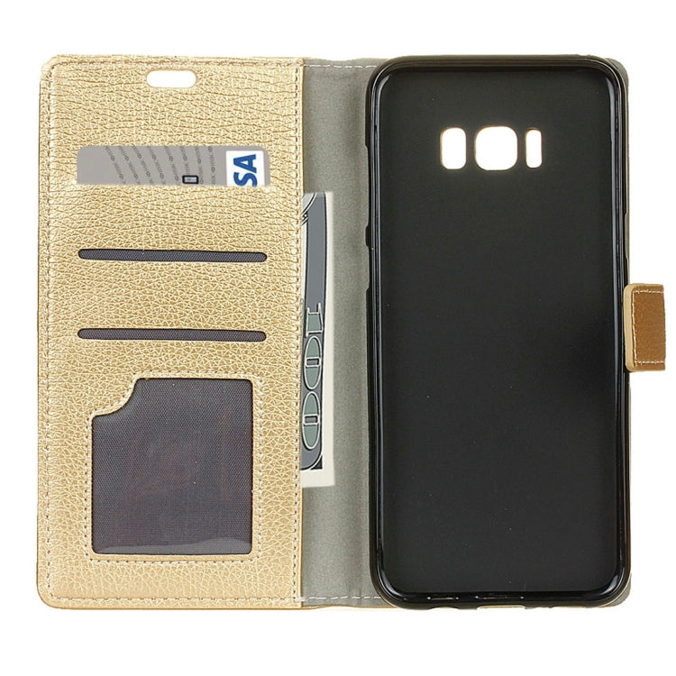 For Galaxy S8 Plus / G9550 Litchi Texture Horizontal Flip Leather Case with Holder & Card Slots & Wallet