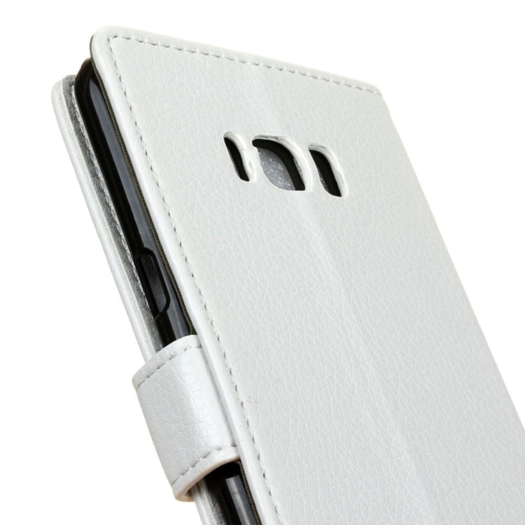 For Galaxy S8 Plus / G9550 Litchi Texture Horizontal Flip Leather Case with Holder & Card Slots & Wallet