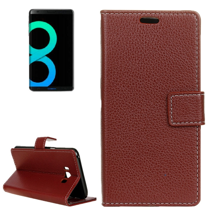 For Galaxy S8 Plus / G9550 Litchi Texture Horizontal Flip Leather Case with Holder & Card Slots & Wallet
