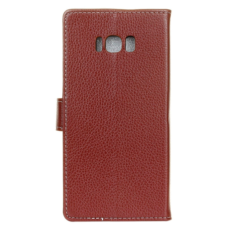 For Galaxy S8 Plus / G9550 Litchi Texture Horizontal Flip Leather Case with Holder & Card Slots & Wallet