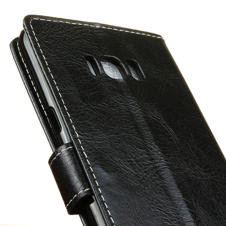 For Galaxy S8 + / G9550 Retro Crazy Horse Texture Horizontal Flip Leather Case with Holder & Card Slots & Wallet & Photo Frame