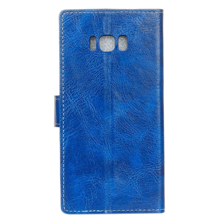 For Galaxy S8 + / G9550 Retro Crazy Horse Texture Horizontal Flip Leather Case with Holder & Card Slots & Wallet & Photo Frame