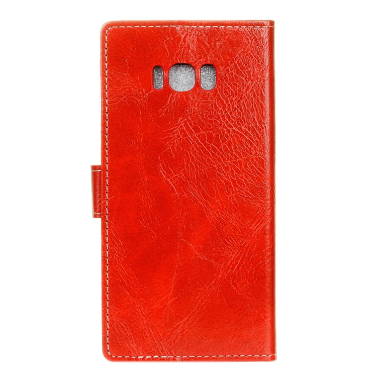 For Galaxy S8 + / G9550 Retro Crazy Horse Texture Horizontal Flip Leather Case with Holder & Card Slots & Wallet & Photo Frame