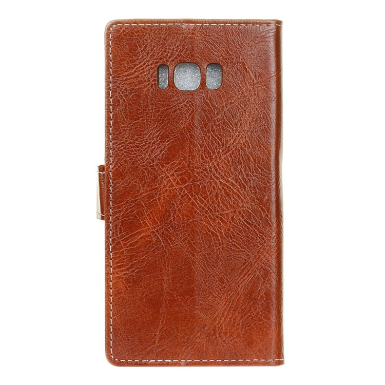 For Galaxy S8 + / G9550 Retro Crazy Horse Texture Horizontal Flip Leather Case with Holder & Card Slots & Wallet & Photo Frame