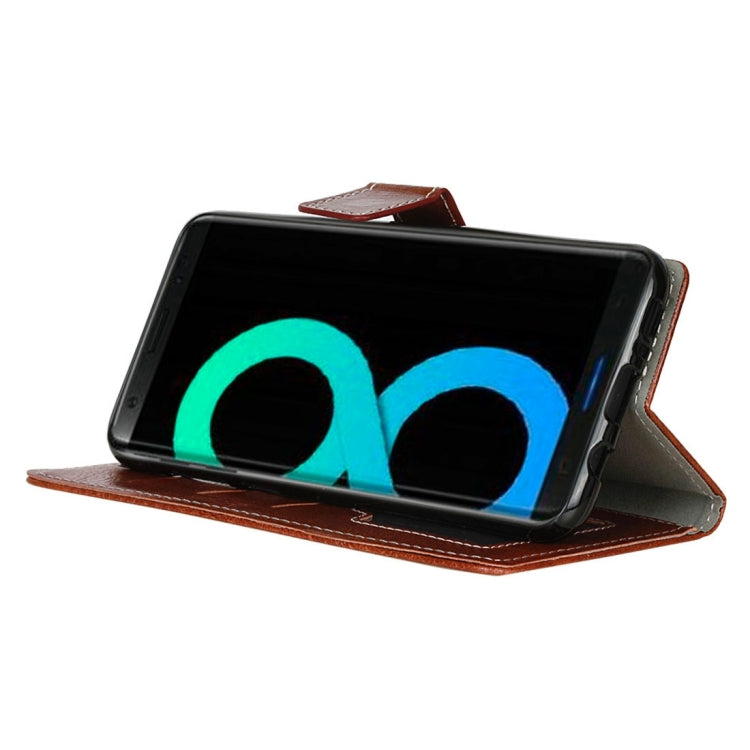 For Galaxy S8 + / G9550 Retro Crazy Horse Texture Horizontal Flip Leather Case with Holder & Card Slots & Wallet & Photo Frame