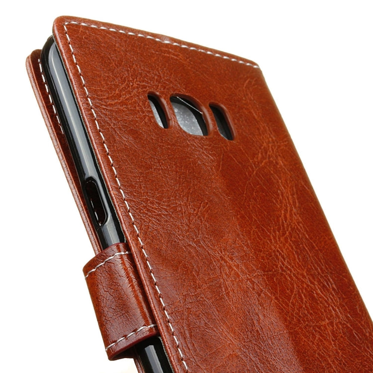 For Galaxy S8 + / G9550 Retro Crazy Horse Texture Horizontal Flip Leather Case with Holder & Card Slots & Wallet & Photo Frame