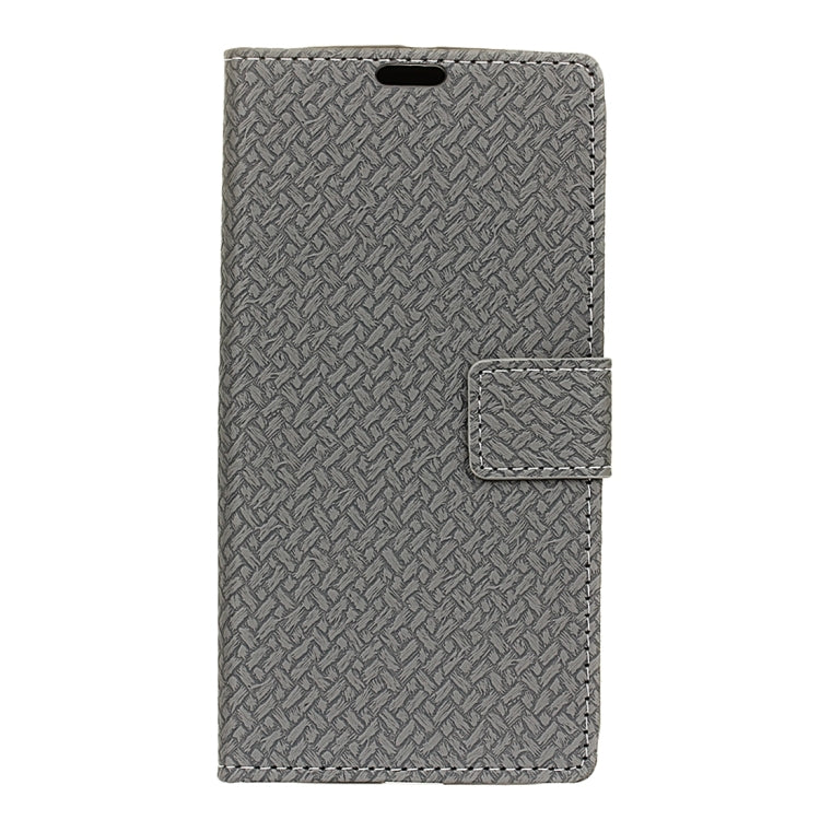 For Galaxy S8 + / G9550 Knit Texture Horizontal Flip Leather Case with Holder & Card Slots & Wallet & Photo Frame