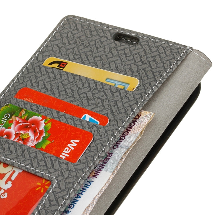 For Galaxy S8 + / G9550 Knit Texture Horizontal Flip Leather Case with Holder & Card Slots & Wallet & Photo Frame