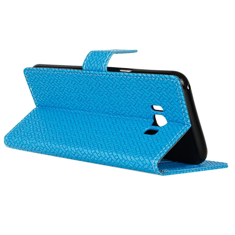 For Galaxy S8 + / G9550 Knit Texture Horizontal Flip Leather Case with Holder & Card Slots & Wallet & Photo Frame