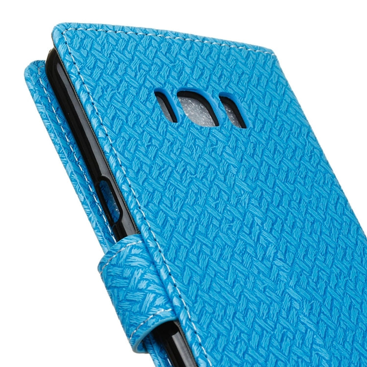 For Galaxy S8 + / G9550 Knit Texture Horizontal Flip Leather Case with Holder & Card Slots & Wallet & Photo Frame
