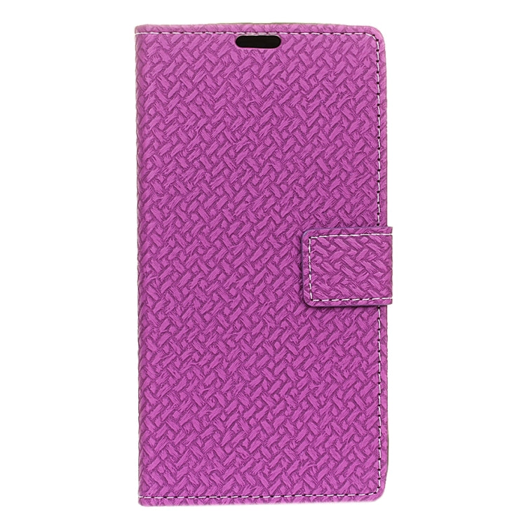 For Galaxy S8 + / G9550 Knit Texture Horizontal Flip Leather Case with Holder & Card Slots & Wallet & Photo Frame