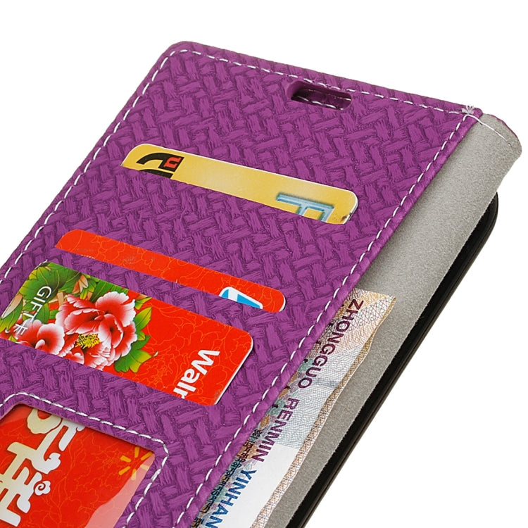 For Galaxy S8 + / G9550 Knit Texture Horizontal Flip Leather Case with Holder & Card Slots & Wallet & Photo Frame