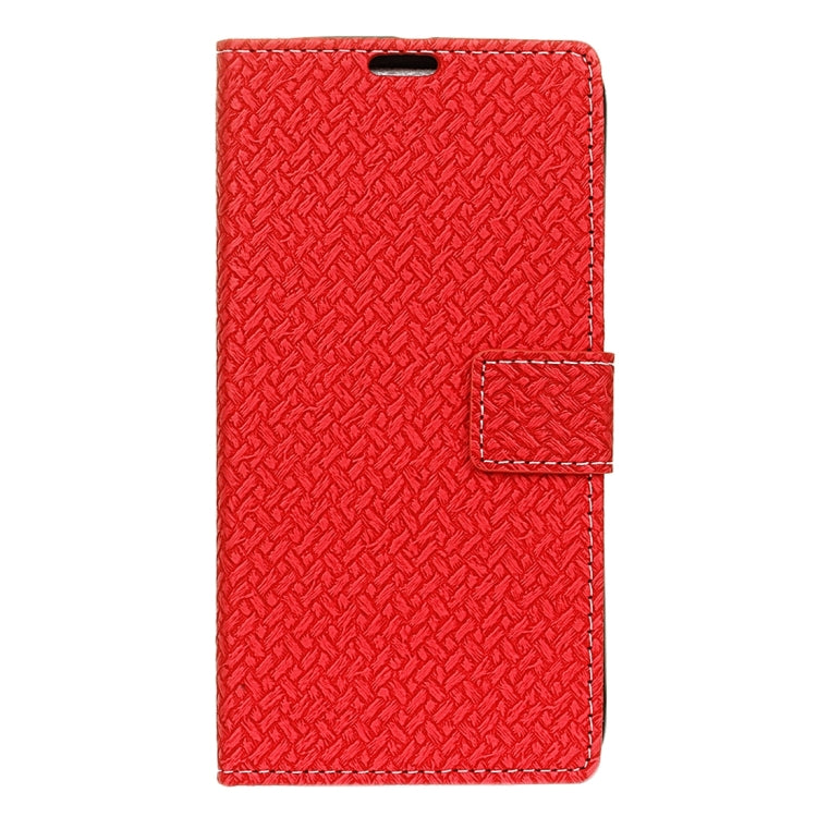 For Galaxy S8 + / G9550 Knit Texture Horizontal Flip Leather Case with Holder & Card Slots & Wallet & Photo Frame