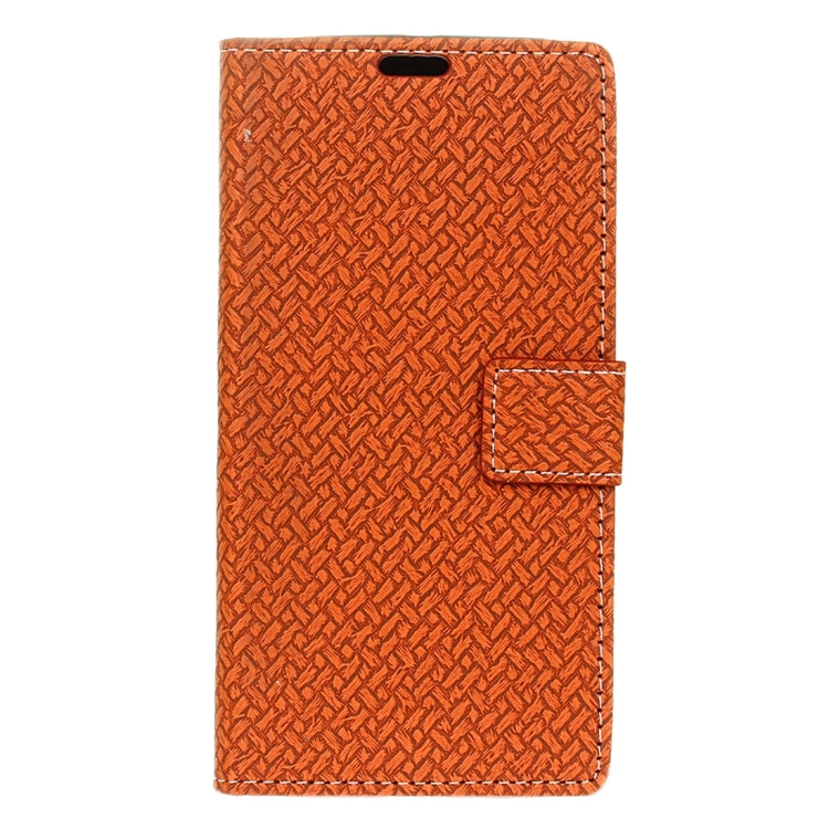 For Galaxy S8 + / G9550 Knit Texture Horizontal Flip Leather Case with Holder & Card Slots & Wallet & Photo Frame